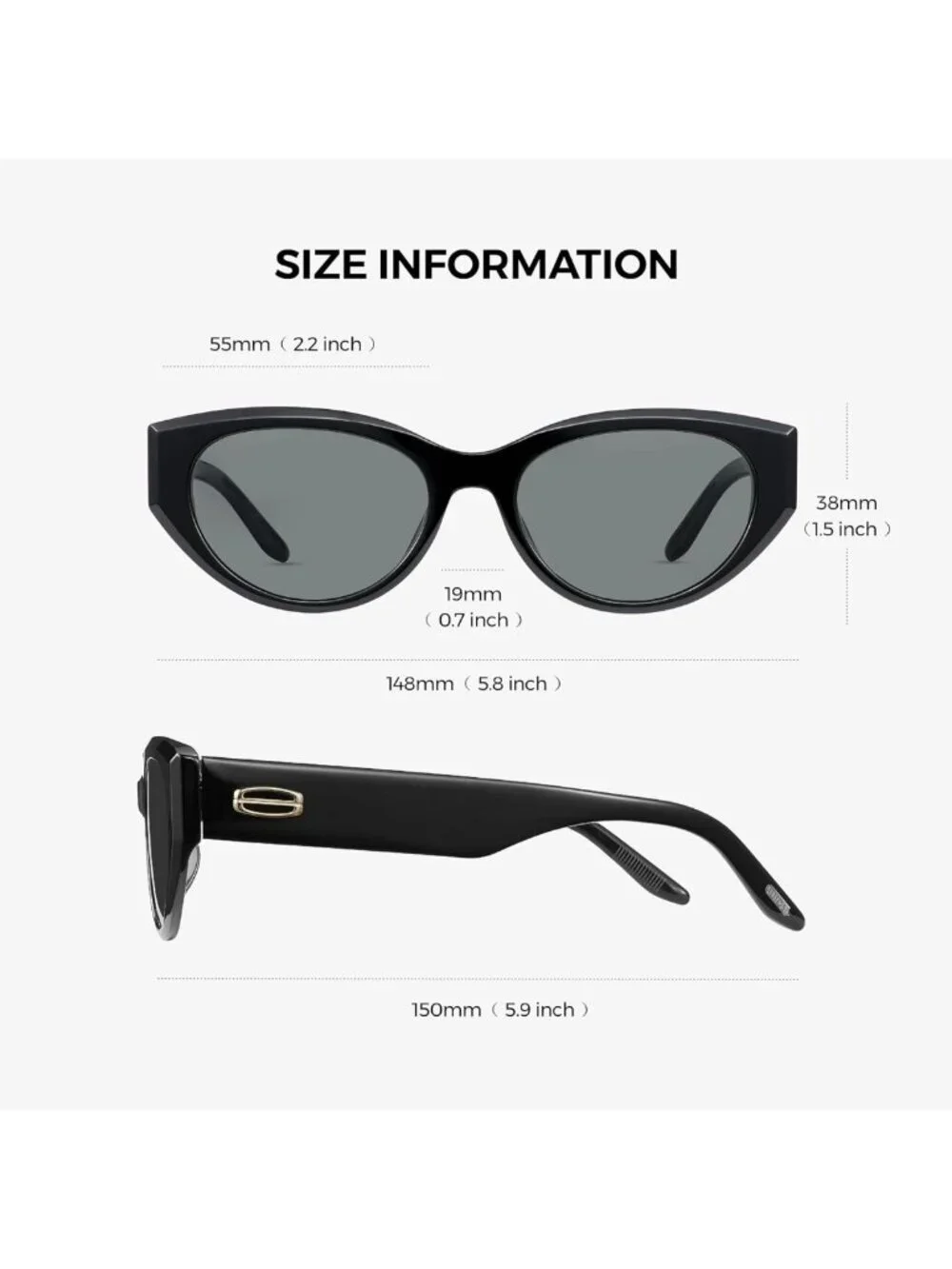 Retro Cat-Eye Sunglasses for Women & Men | UV400 Protection, Vintage Style